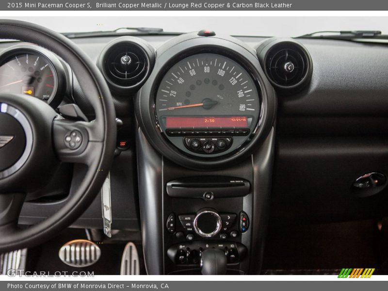 Dashboard of 2015 Paceman Cooper S