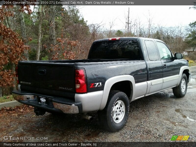 Dark Gray Metallic / Medium Gray 2004 Chevrolet Silverado 1500 Z71 Extended Cab 4x4