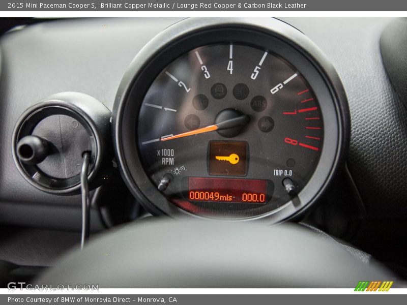 Brilliant Copper Metallic / Lounge Red Copper & Carbon Black Leather 2015 Mini Paceman Cooper S