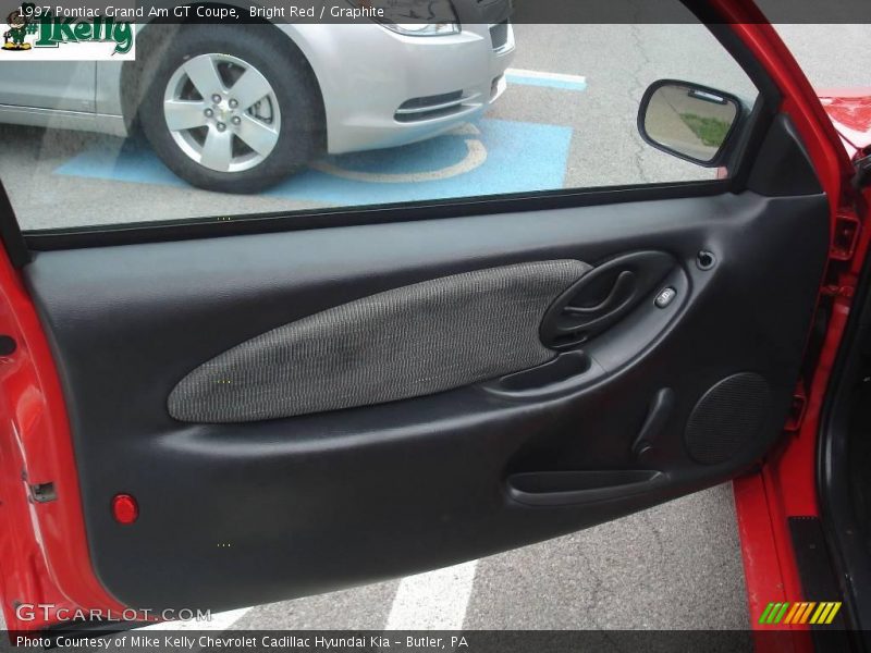 Bright Red / Graphite 1997 Pontiac Grand Am GT Coupe