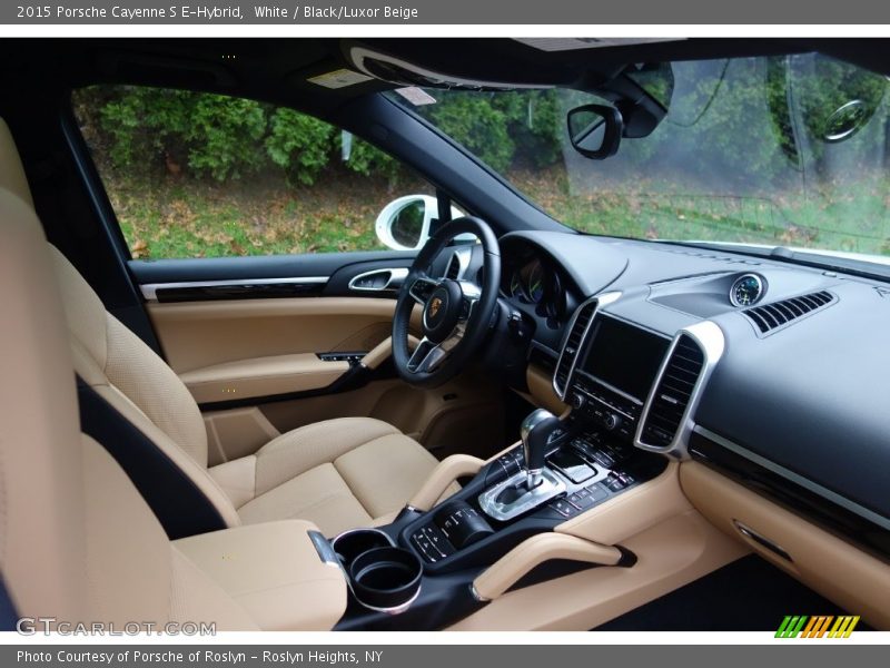 White / Black/Luxor Beige 2015 Porsche Cayenne S E-Hybrid