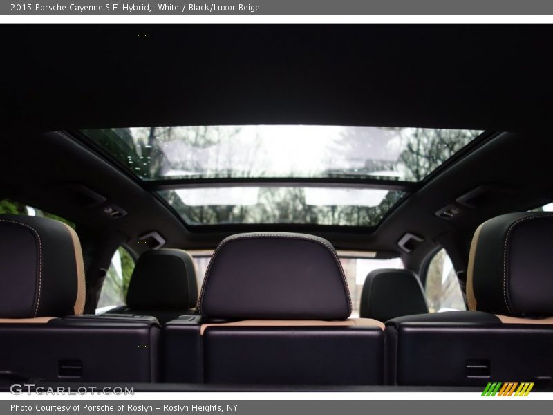 White / Black/Luxor Beige 2015 Porsche Cayenne S E-Hybrid