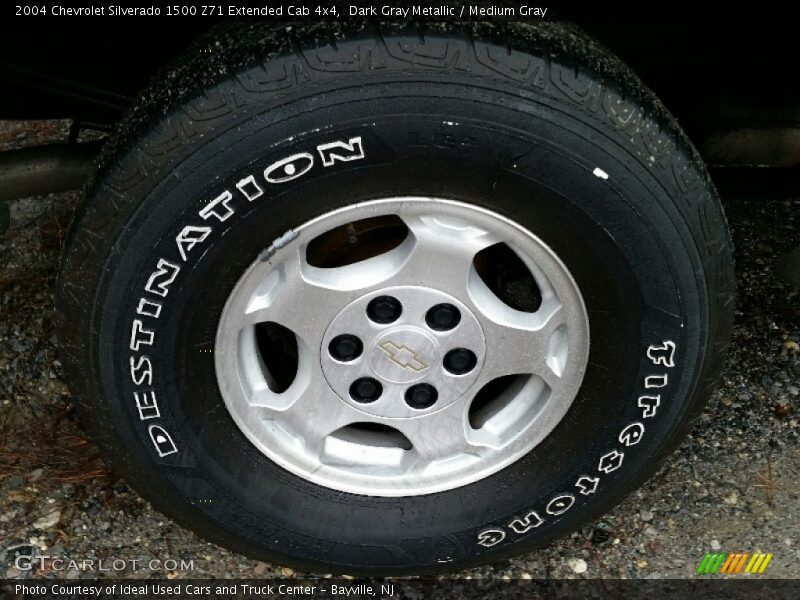 Dark Gray Metallic / Medium Gray 2004 Chevrolet Silverado 1500 Z71 Extended Cab 4x4