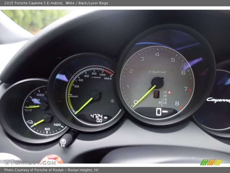  2015 Cayenne S E-Hybrid S E-Hybrid Gauges