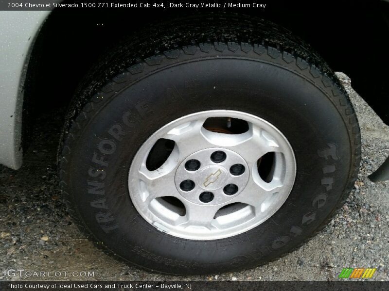 Dark Gray Metallic / Medium Gray 2004 Chevrolet Silverado 1500 Z71 Extended Cab 4x4