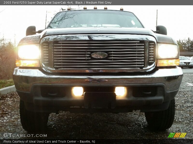 Black / Medium Flint Grey 2003 Ford F250 Super Duty Lariat SuperCab 4x4