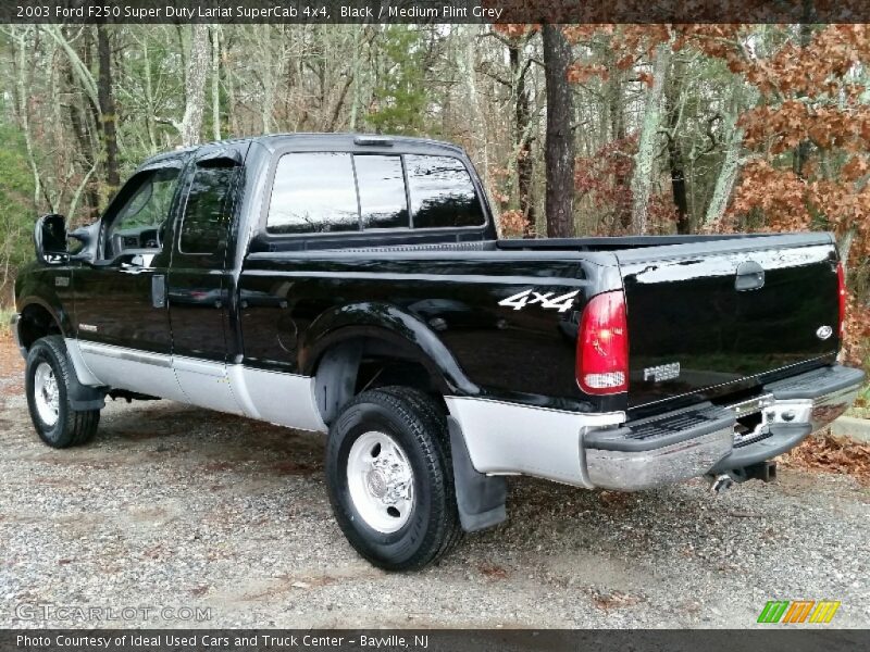 Black / Medium Flint Grey 2003 Ford F250 Super Duty Lariat SuperCab 4x4