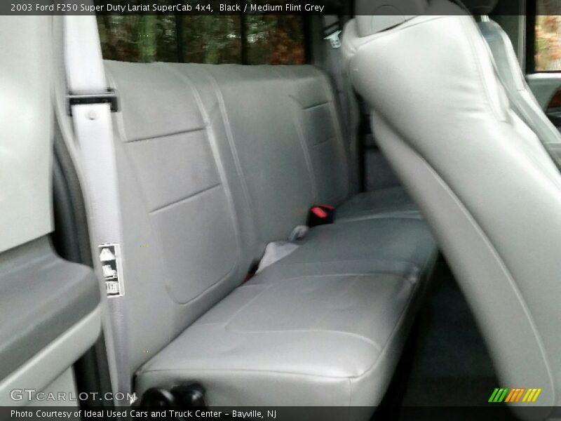 Black / Medium Flint Grey 2003 Ford F250 Super Duty Lariat SuperCab 4x4