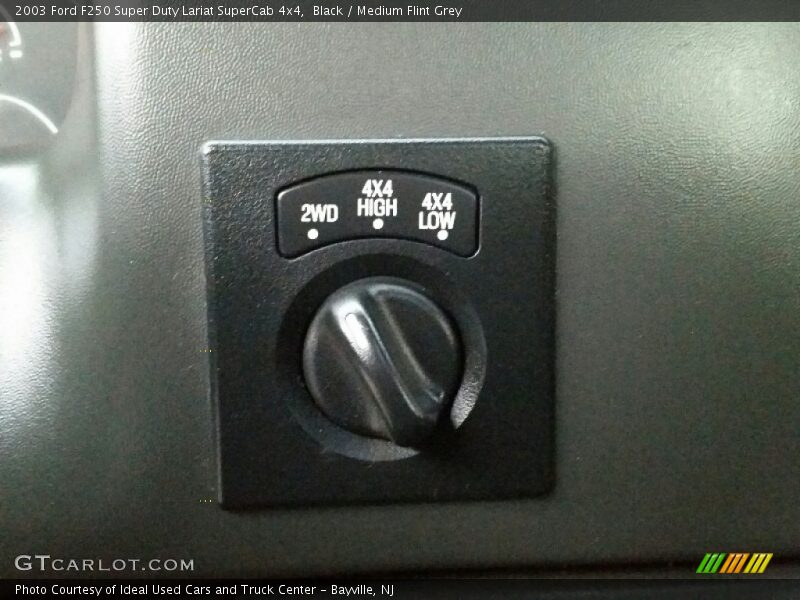 Black / Medium Flint Grey 2003 Ford F250 Super Duty Lariat SuperCab 4x4