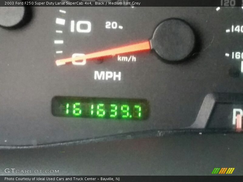 Black / Medium Flint Grey 2003 Ford F250 Super Duty Lariat SuperCab 4x4