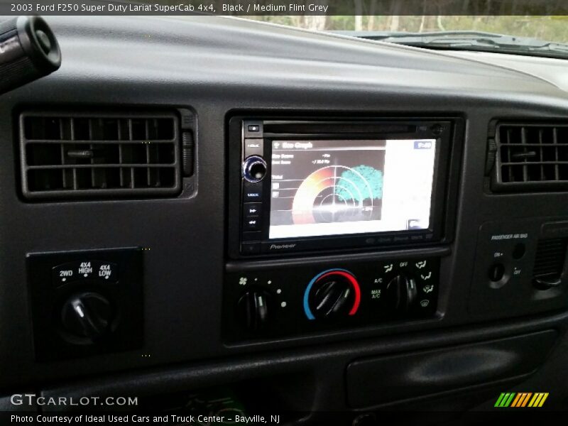 Black / Medium Flint Grey 2003 Ford F250 Super Duty Lariat SuperCab 4x4