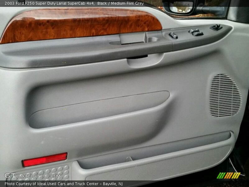 Black / Medium Flint Grey 2003 Ford F250 Super Duty Lariat SuperCab 4x4