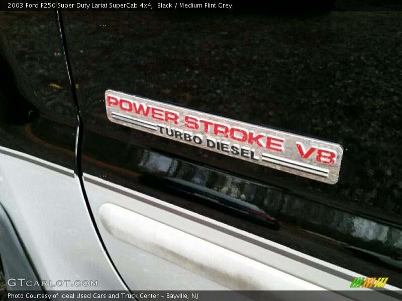 Black / Medium Flint Grey 2003 Ford F250 Super Duty Lariat SuperCab 4x4
