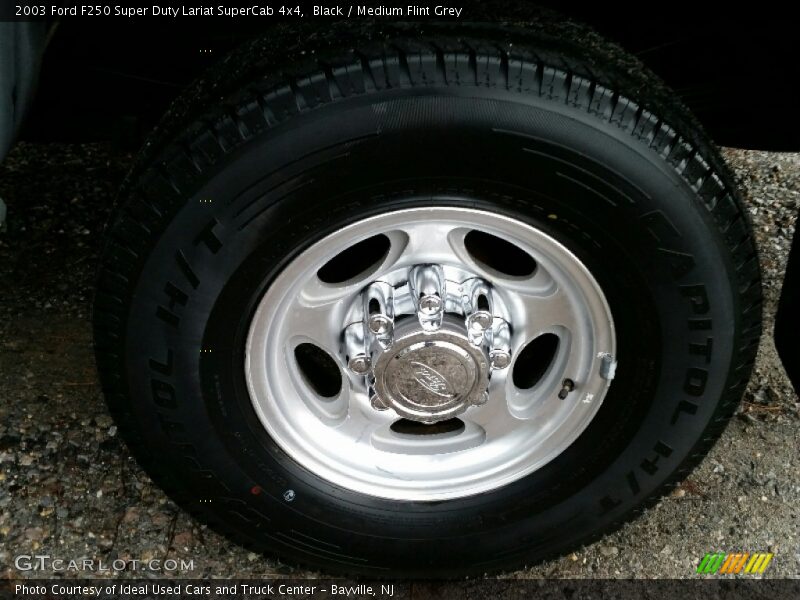 Black / Medium Flint Grey 2003 Ford F250 Super Duty Lariat SuperCab 4x4