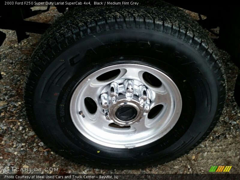 Black / Medium Flint Grey 2003 Ford F250 Super Duty Lariat SuperCab 4x4