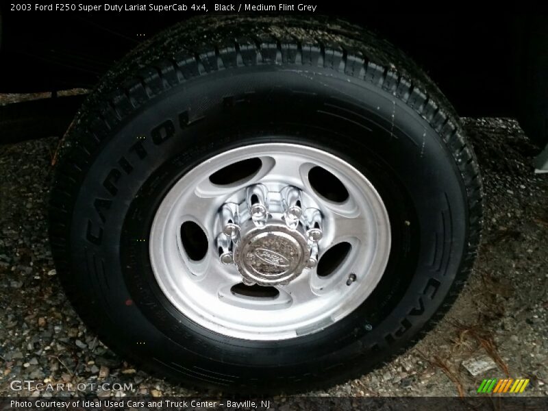 Black / Medium Flint Grey 2003 Ford F250 Super Duty Lariat SuperCab 4x4