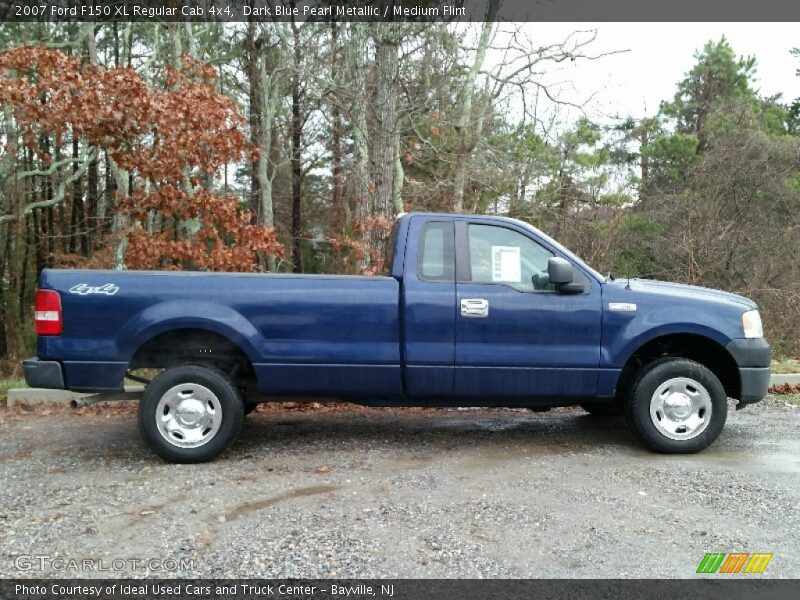  2007 F150 XL Regular Cab 4x4 Dark Blue Pearl Metallic