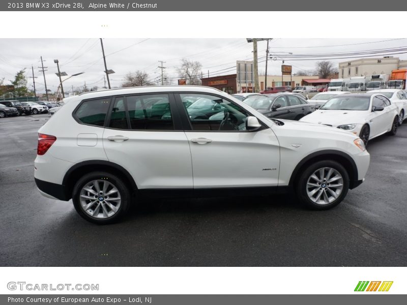 Alpine White / Chestnut 2013 BMW X3 xDrive 28i