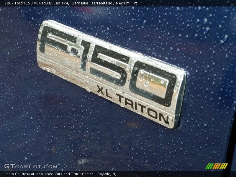 Dark Blue Pearl Metallic / Medium Flint 2007 Ford F150 XL Regular Cab 4x4