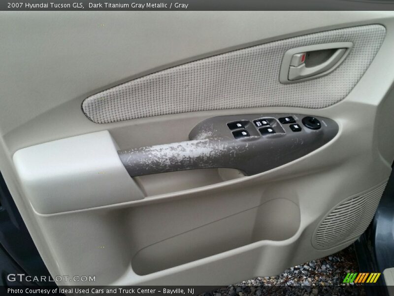 Dark Titanium Gray Metallic / Gray 2007 Hyundai Tucson GLS
