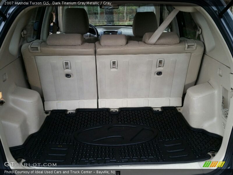 Dark Titanium Gray Metallic / Gray 2007 Hyundai Tucson GLS