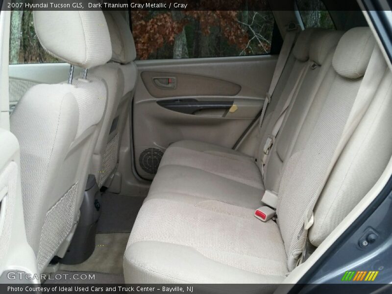 Dark Titanium Gray Metallic / Gray 2007 Hyundai Tucson GLS