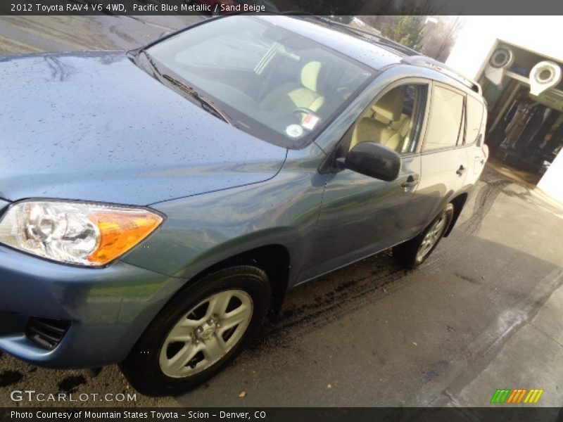 Pacific Blue Metallic / Sand Beige 2012 Toyota RAV4 V6 4WD