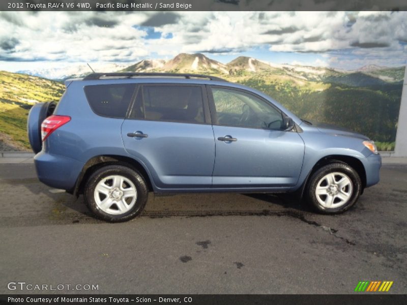 Pacific Blue Metallic / Sand Beige 2012 Toyota RAV4 V6 4WD