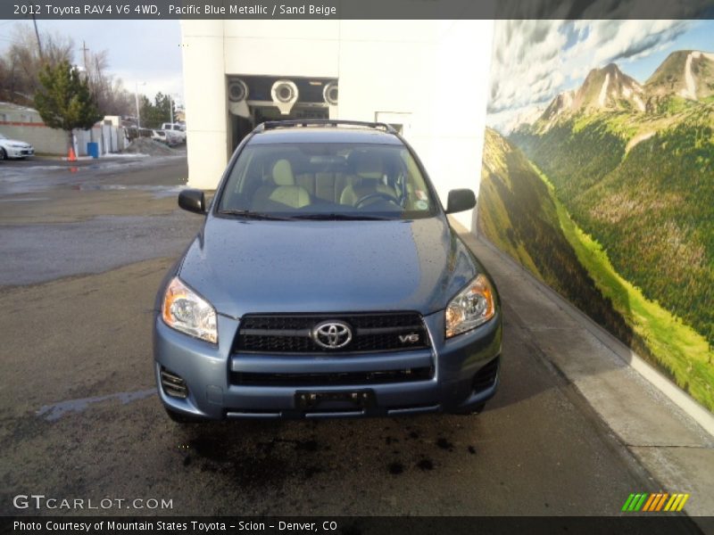 Pacific Blue Metallic / Sand Beige 2012 Toyota RAV4 V6 4WD