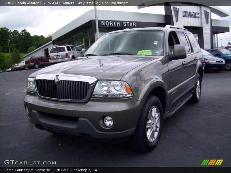 Mineral Grey Metallic / Light Parchment 2004 Lincoln Aviator Luxury AWD