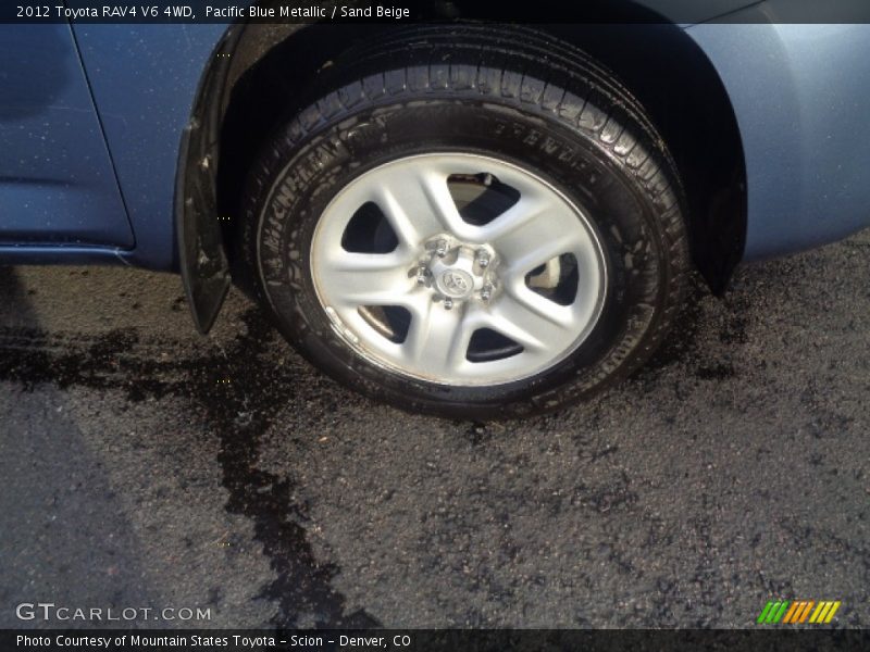 Pacific Blue Metallic / Sand Beige 2012 Toyota RAV4 V6 4WD