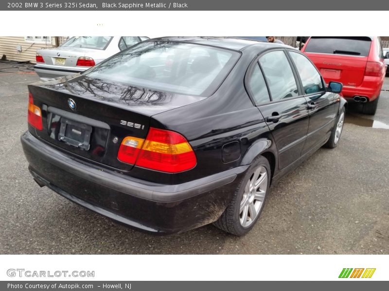 Black Sapphire Metallic / Black 2002 BMW 3 Series 325i Sedan