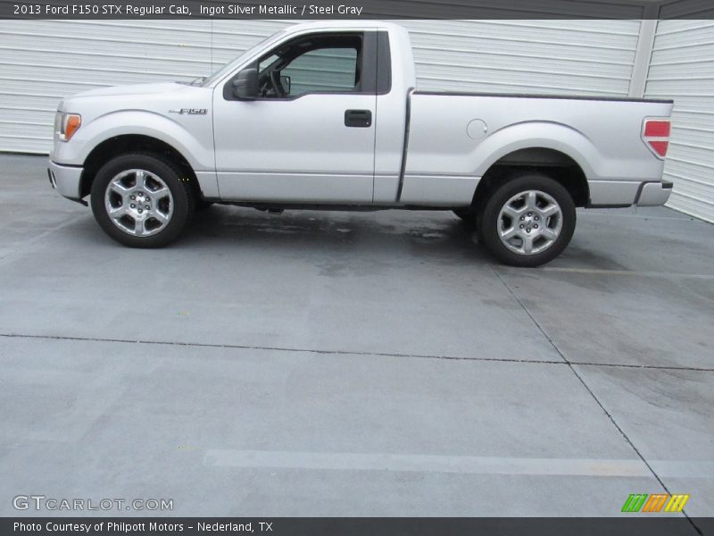 Ingot Silver Metallic / Steel Gray 2013 Ford F150 STX Regular Cab