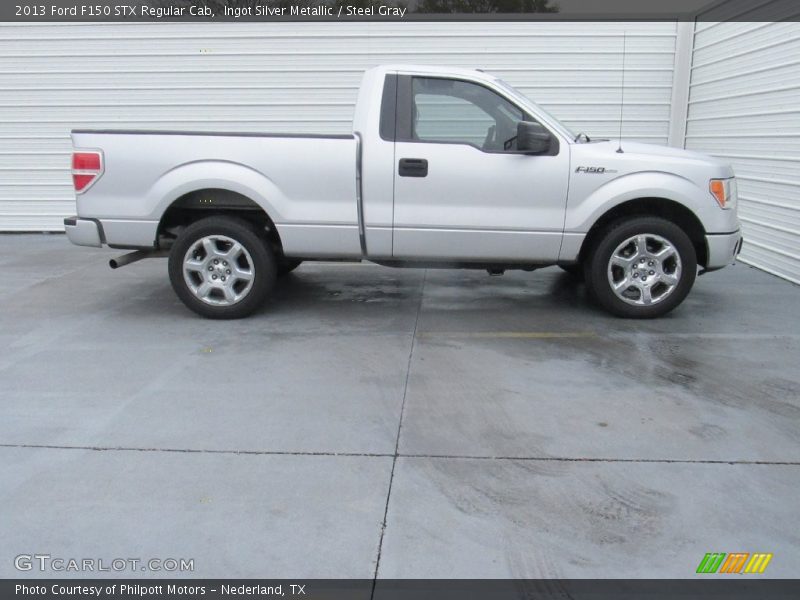 Ingot Silver Metallic / Steel Gray 2013 Ford F150 STX Regular Cab