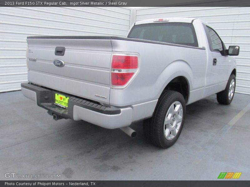 Ingot Silver Metallic / Steel Gray 2013 Ford F150 STX Regular Cab