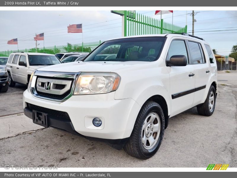 Taffeta White / Gray 2009 Honda Pilot LX