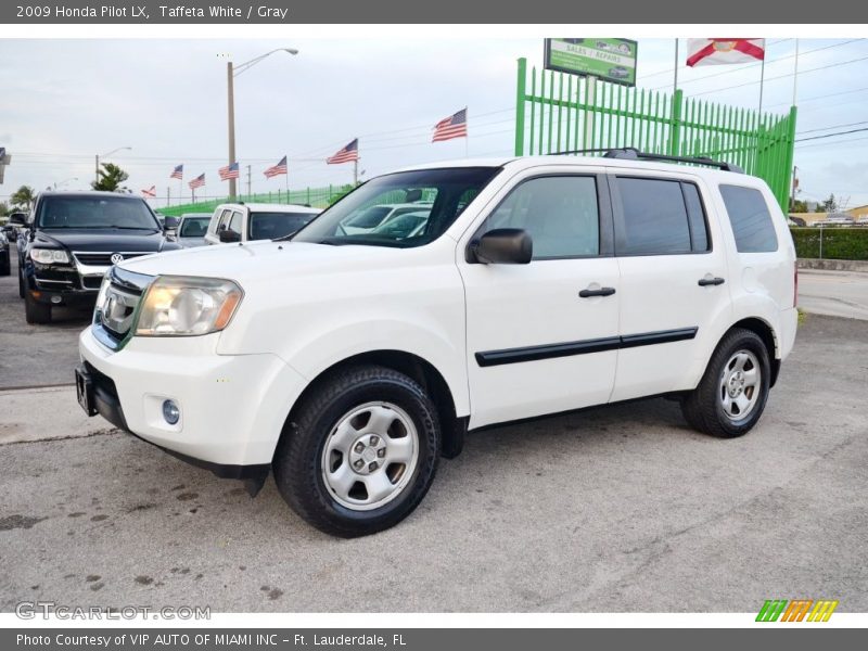 Taffeta White / Gray 2009 Honda Pilot LX