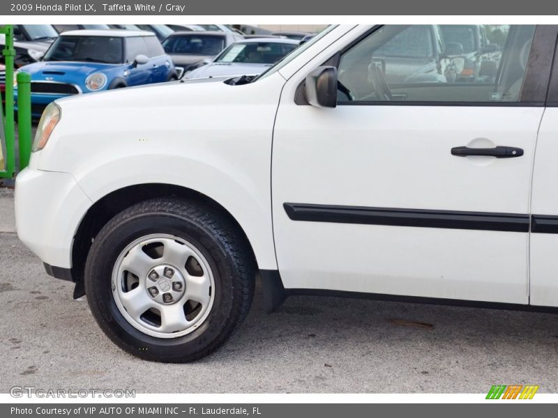 Taffeta White / Gray 2009 Honda Pilot LX