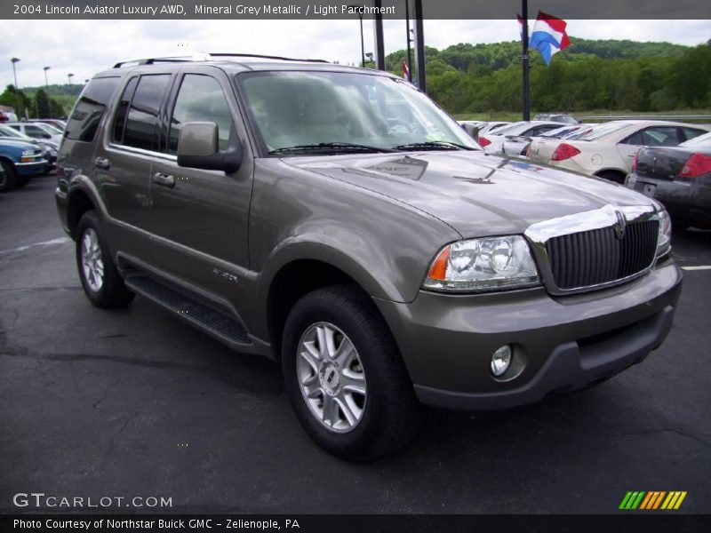 Mineral Grey Metallic / Light Parchment 2004 Lincoln Aviator Luxury AWD