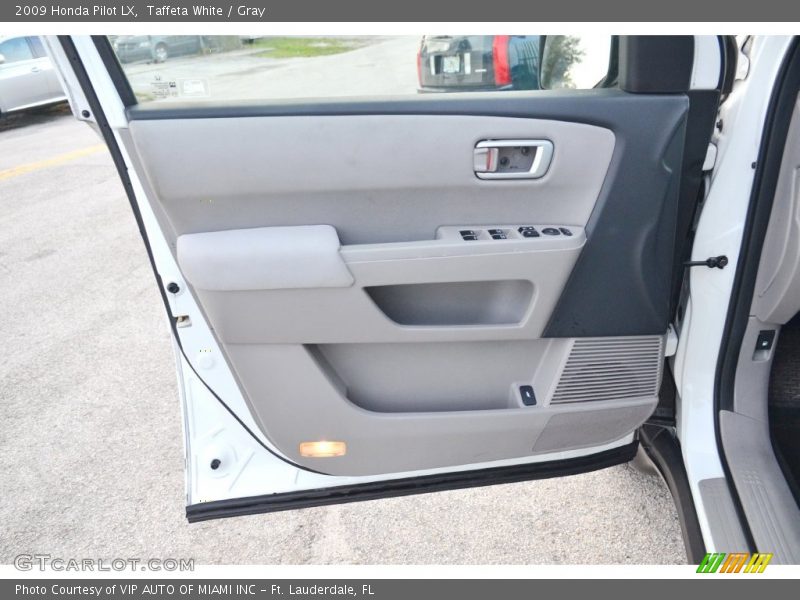 Taffeta White / Gray 2009 Honda Pilot LX