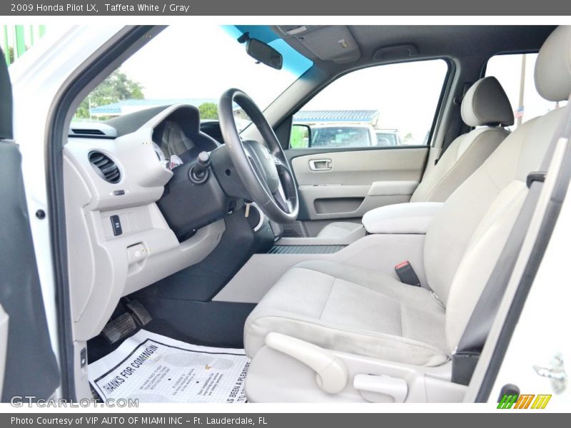 Taffeta White / Gray 2009 Honda Pilot LX