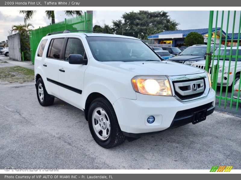 Taffeta White / Gray 2009 Honda Pilot LX