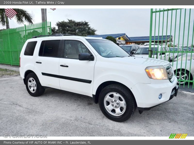 Taffeta White / Gray 2009 Honda Pilot LX