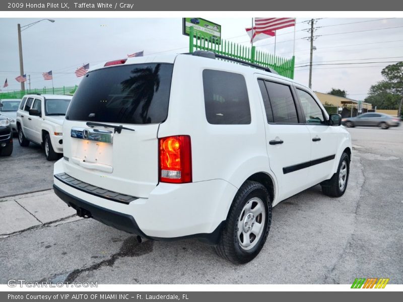 Taffeta White / Gray 2009 Honda Pilot LX