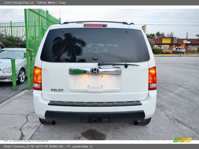 Taffeta White / Gray 2009 Honda Pilot LX