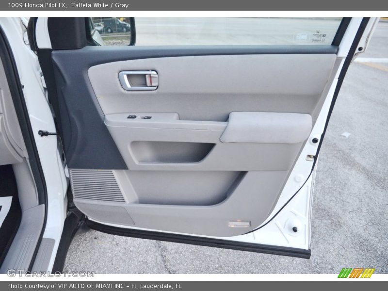 Taffeta White / Gray 2009 Honda Pilot LX