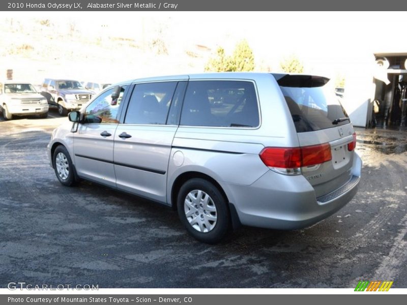 Alabaster Silver Metallic / Gray 2010 Honda Odyssey LX