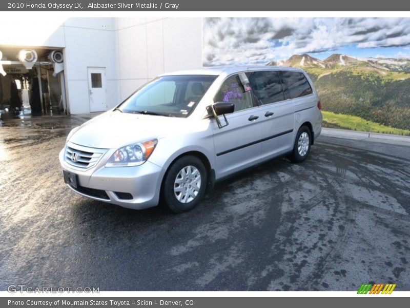 Alabaster Silver Metallic / Gray 2010 Honda Odyssey LX