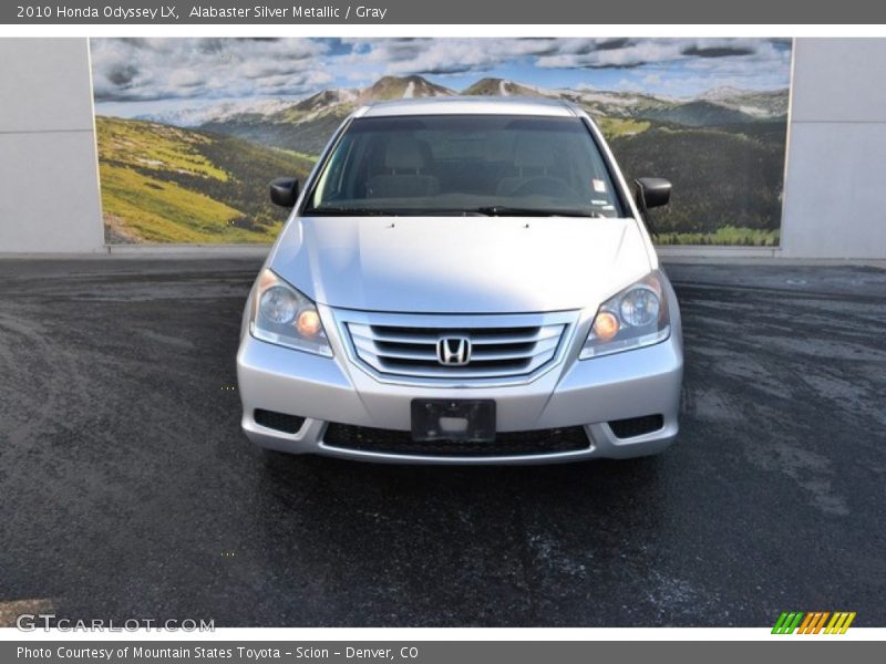 Alabaster Silver Metallic / Gray 2010 Honda Odyssey LX