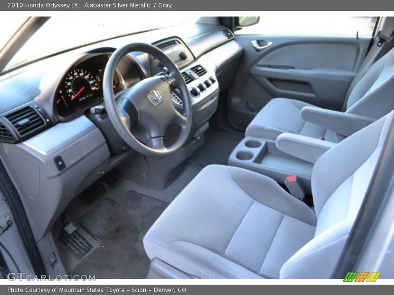 Alabaster Silver Metallic / Gray 2010 Honda Odyssey LX